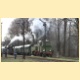 Polský parní vlak odjíždí před polednem zpět do Nysy