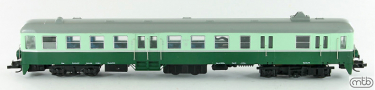 [Lokomotivy] → [Motorov vozy a jednotky] → [SN61] → PKP-SN61-139: motorov vz zelen-tyrkysov s edou stechou, vstran pruh na elech