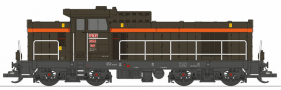 [Lokomotivy] &rarr;&nbsp;[Ostatn�]&nbsp;&rarr;&nbsp;010002: dieselov� lokomotiva tmav� hn�d� s oran�ov�m prou�kem, �ern� r�m a pojezd