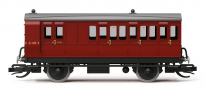 [Osobn vozy] → [Ostatn - ostrovn] → TT4061: osobn vz tmav erven se svtle edou stechou „Third Class Brake Coach“