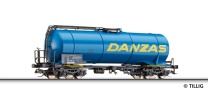 [Nkladn vozy] → [Cisternov] → [4-os na lehk oleje] → 15465: modr se lutm npisem ″DANZAS″