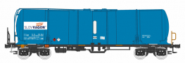 [Nkladn vozy] → [Cisternov] → [4-os s lvkou Zacns, Zacens] → 96200081: kotlov vz modr s logem „SLOVVAGON“