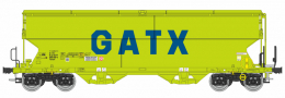[Nkladn vozy] → [Samovsypn] → [4-os na sypk hmoty] → 96300000: nkladn samovsypn vz zelenolut „GATX“