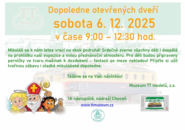 Dopoledne otev�en�ch dve�� v Muzeu TT model� v Chocni