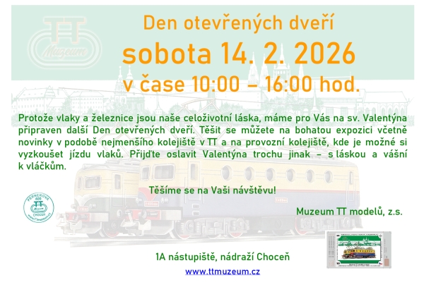Dopoledne otev�en�ch dve�� v Muzeu TT model� v Chocni